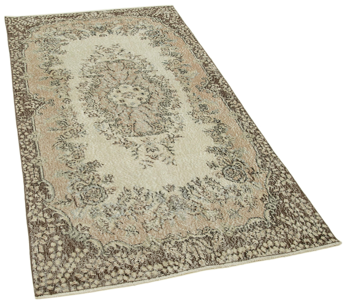 4x7 Beige Overdyed Rug - 31244