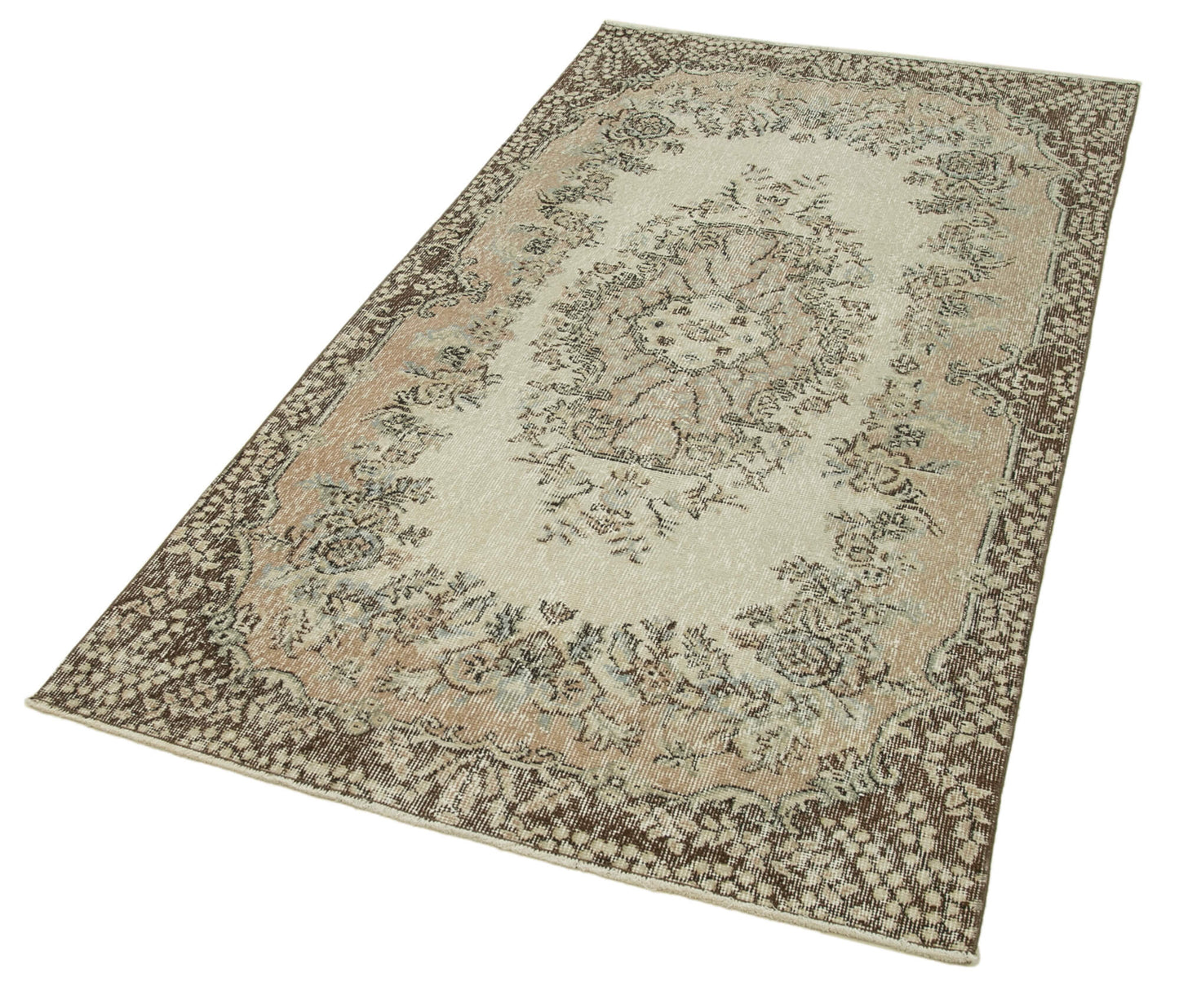 4x7 Beige Overdyed Rug - 31244