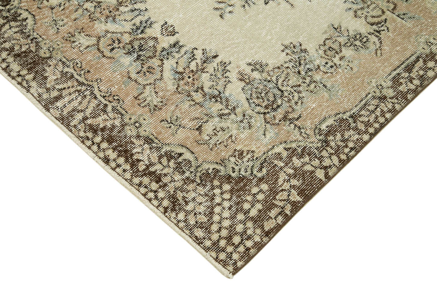 4x7 Beige Overdyed Rug - 31244