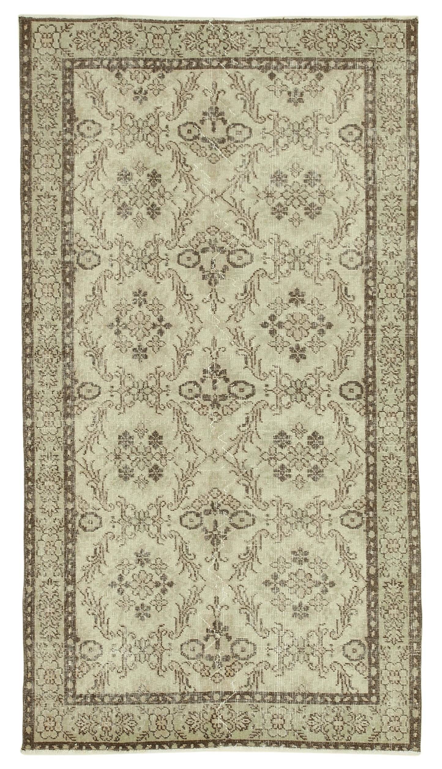 4x7 Beige Overdyed Rug - 31245