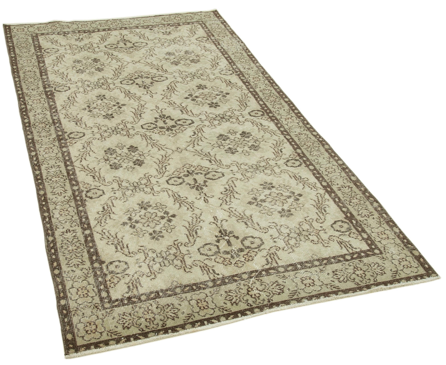 4x7 Beige Overdyed Rug - 31245