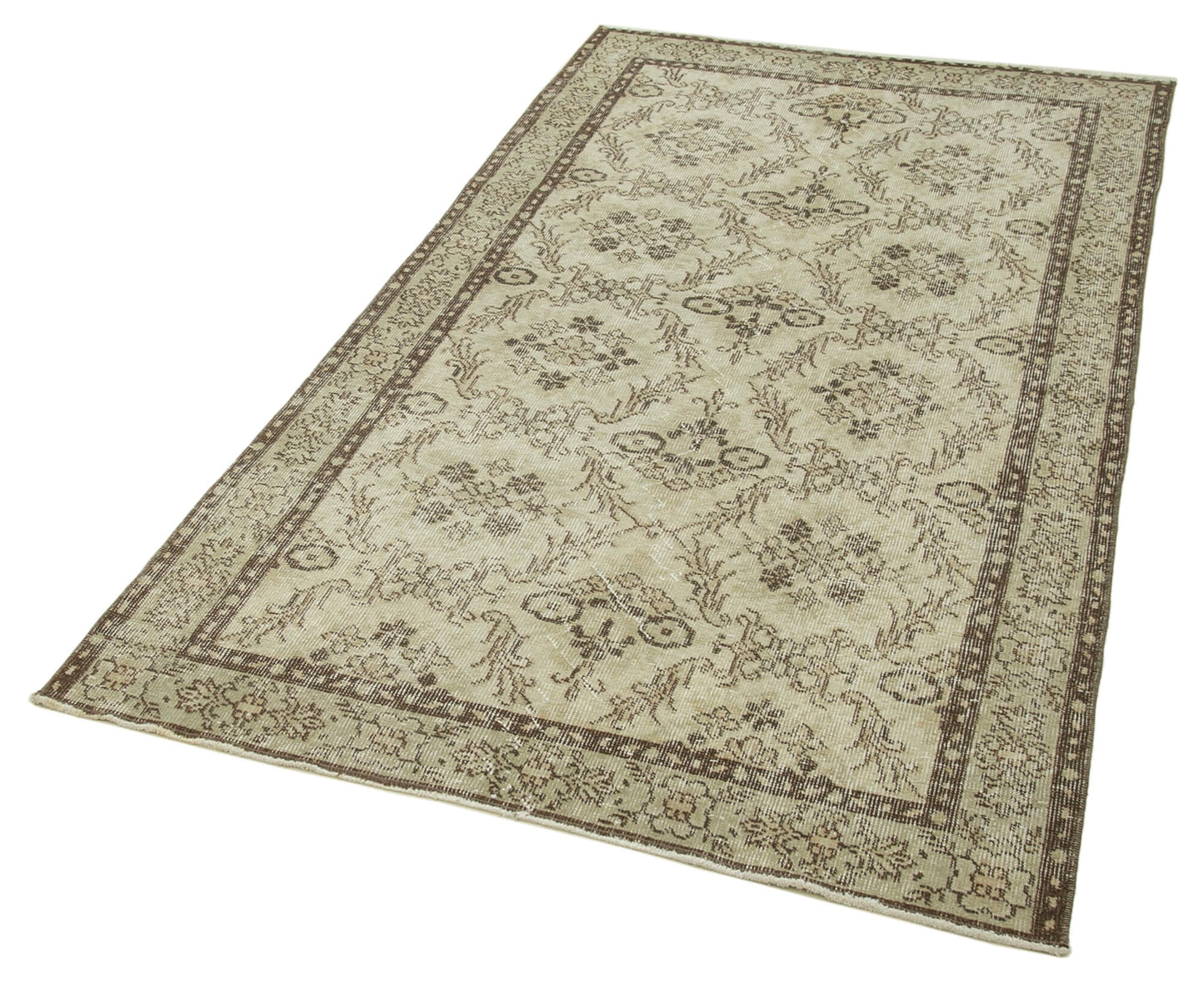 4x7 Beige Overdyed Rug - 31245