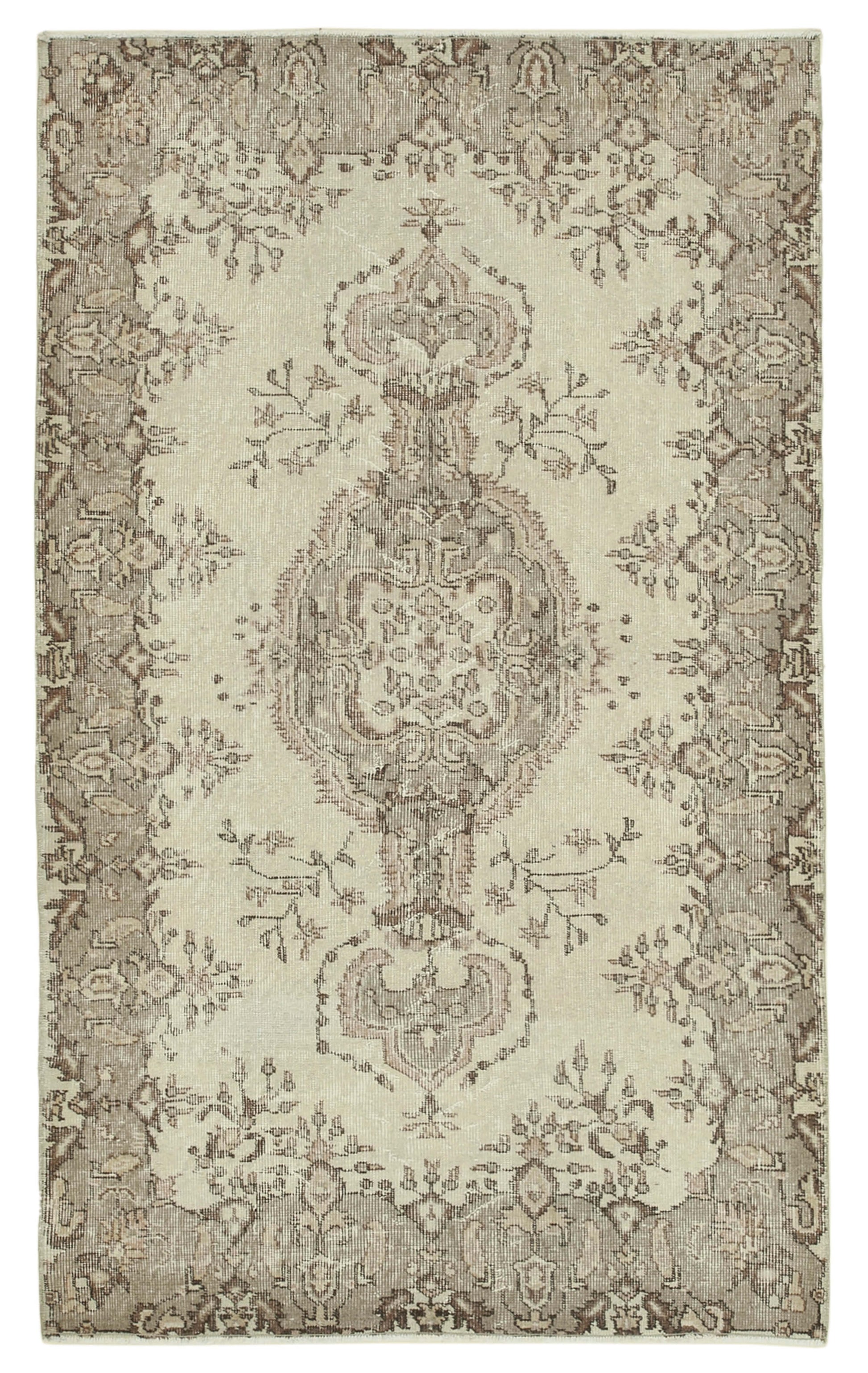 4x6 Beige Overdyed Rug - 31246