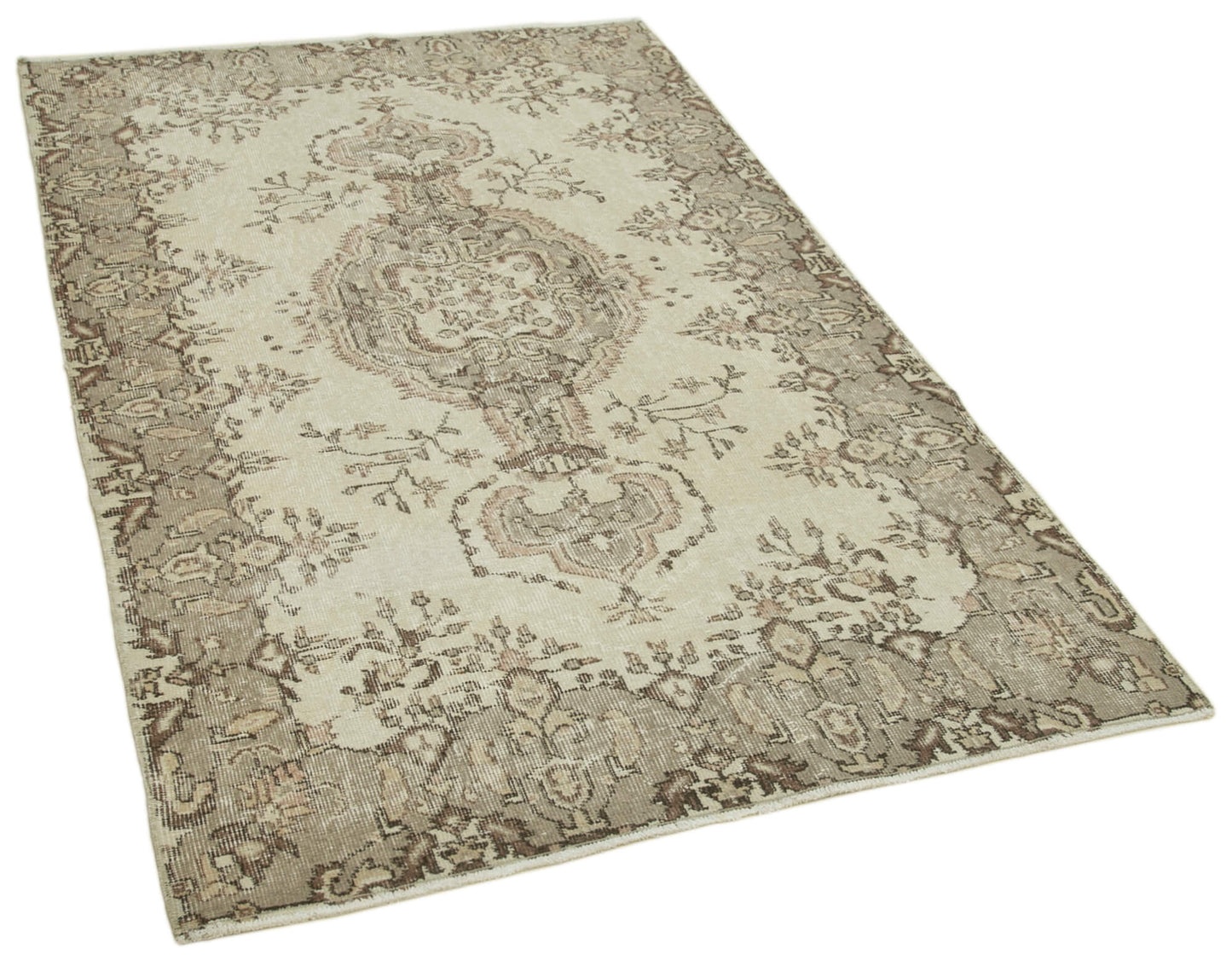 4x6 Beige Overdyed Rug - 31246