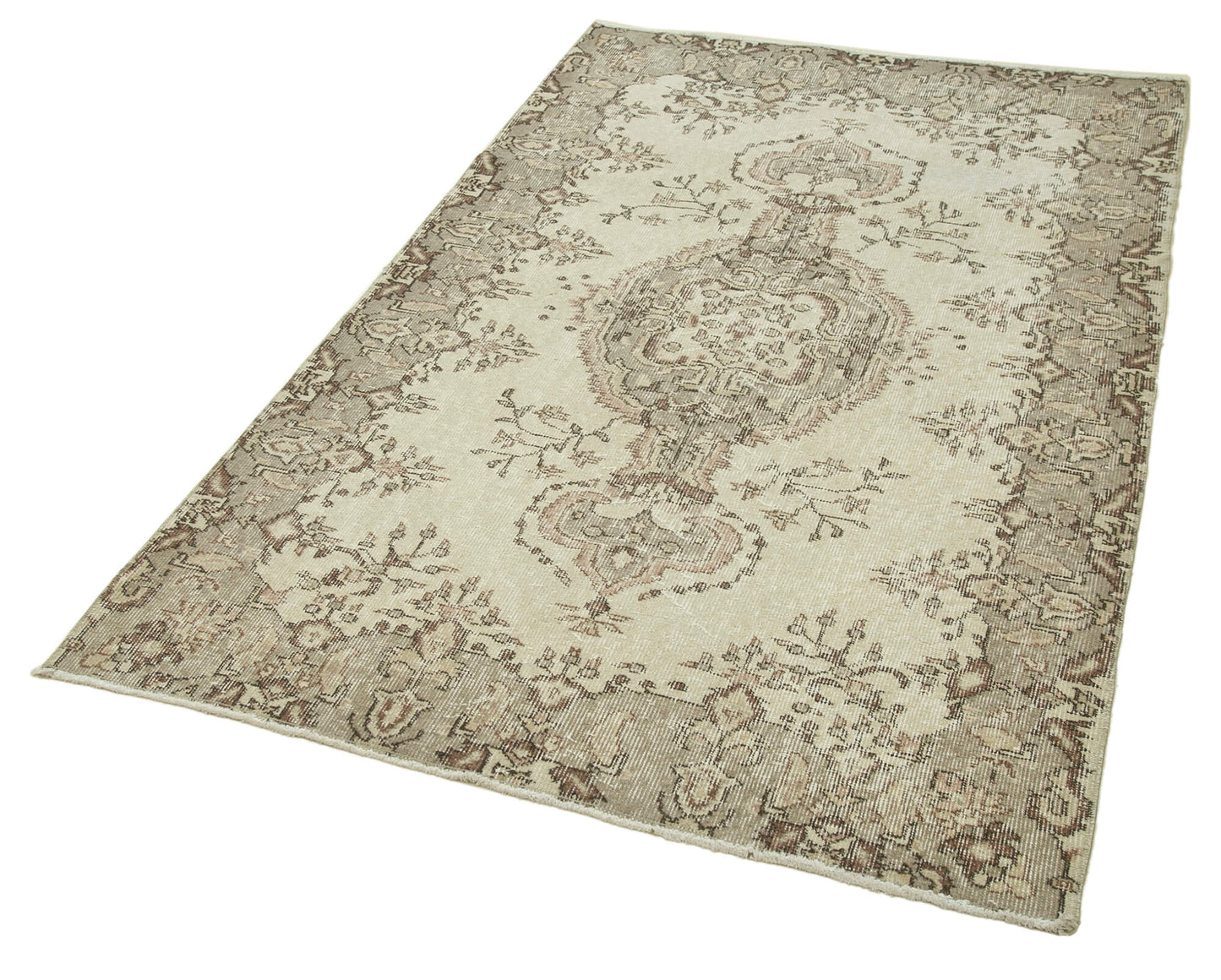 4x6 Beige Overdyed Rug - 31246