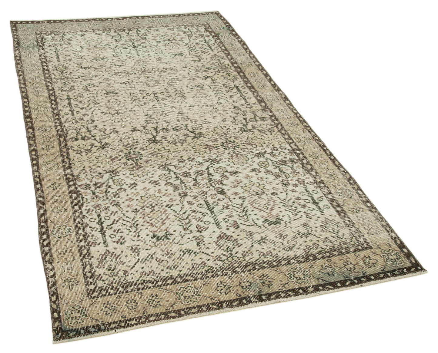 4x7 Beige Overdyed Rug - 31249