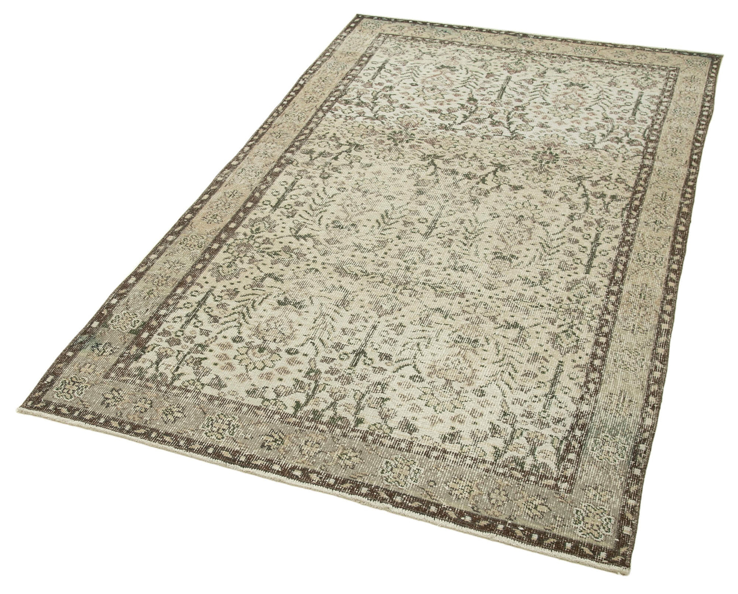 4x7 Beige Overdyed Rug - 31249