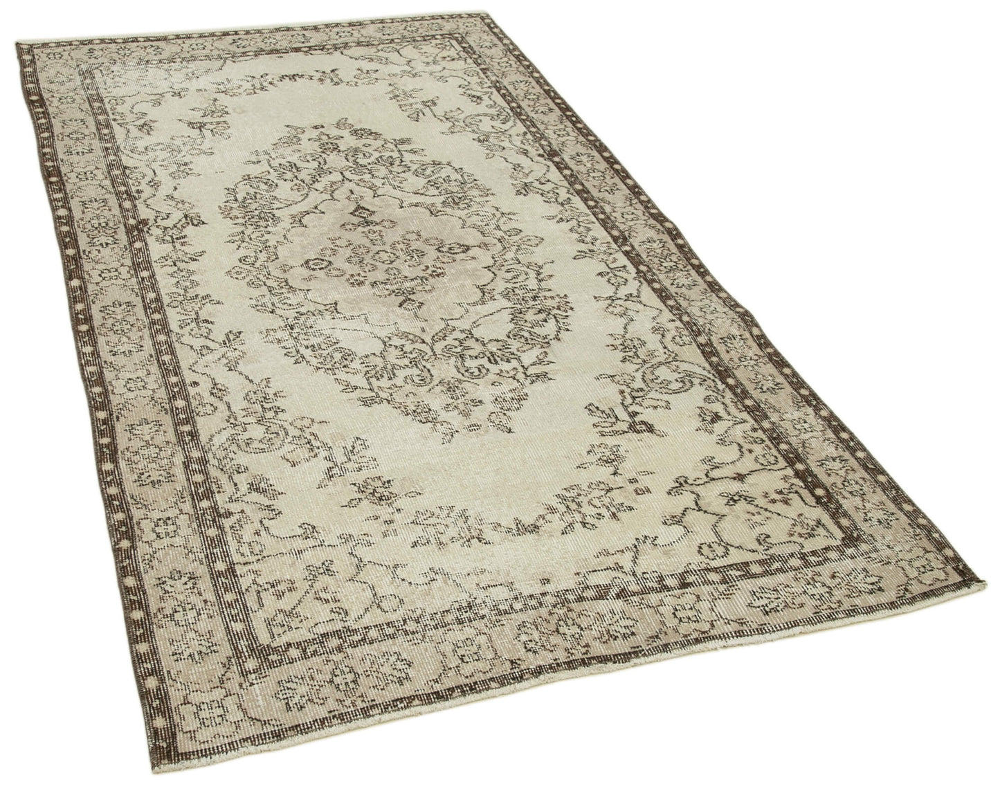 4x7 Beige Overdyed Rug - 31250