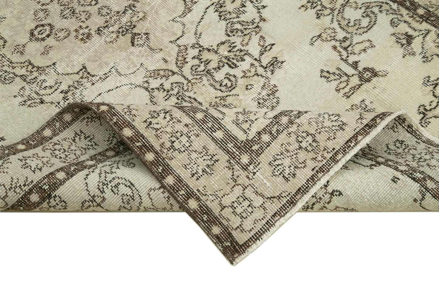 4x7 Beige Overdyed Rug - 31250