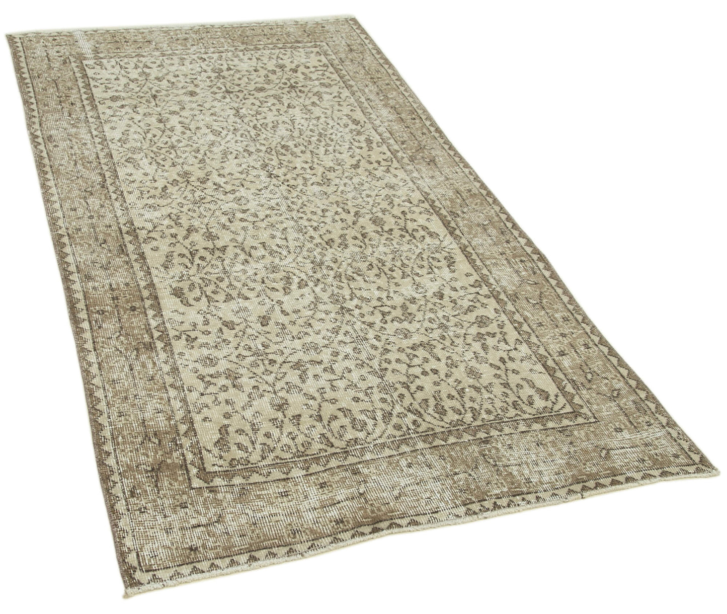 4x7 Beige Overdyed Rug - 31253