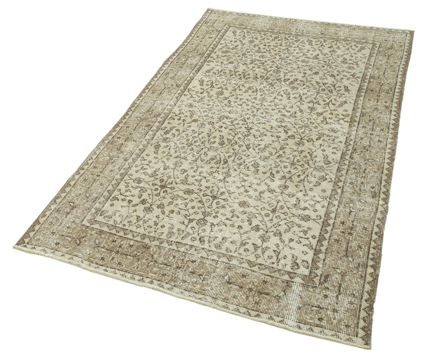 4x7 Beige Overdyed Rug - 31253