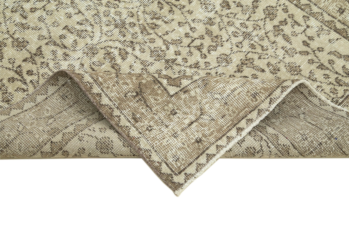 4x7 Beige Overdyed Rug - 31253