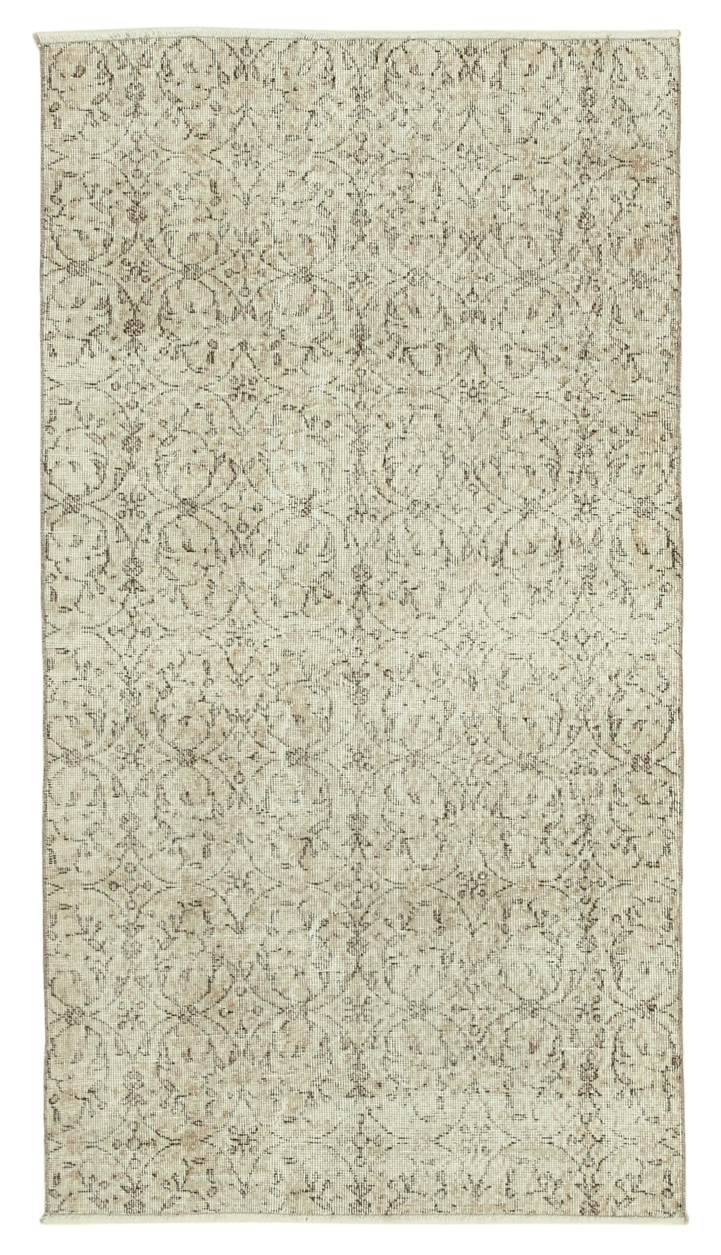 4x7 Beige Overdyed Rug - 31254