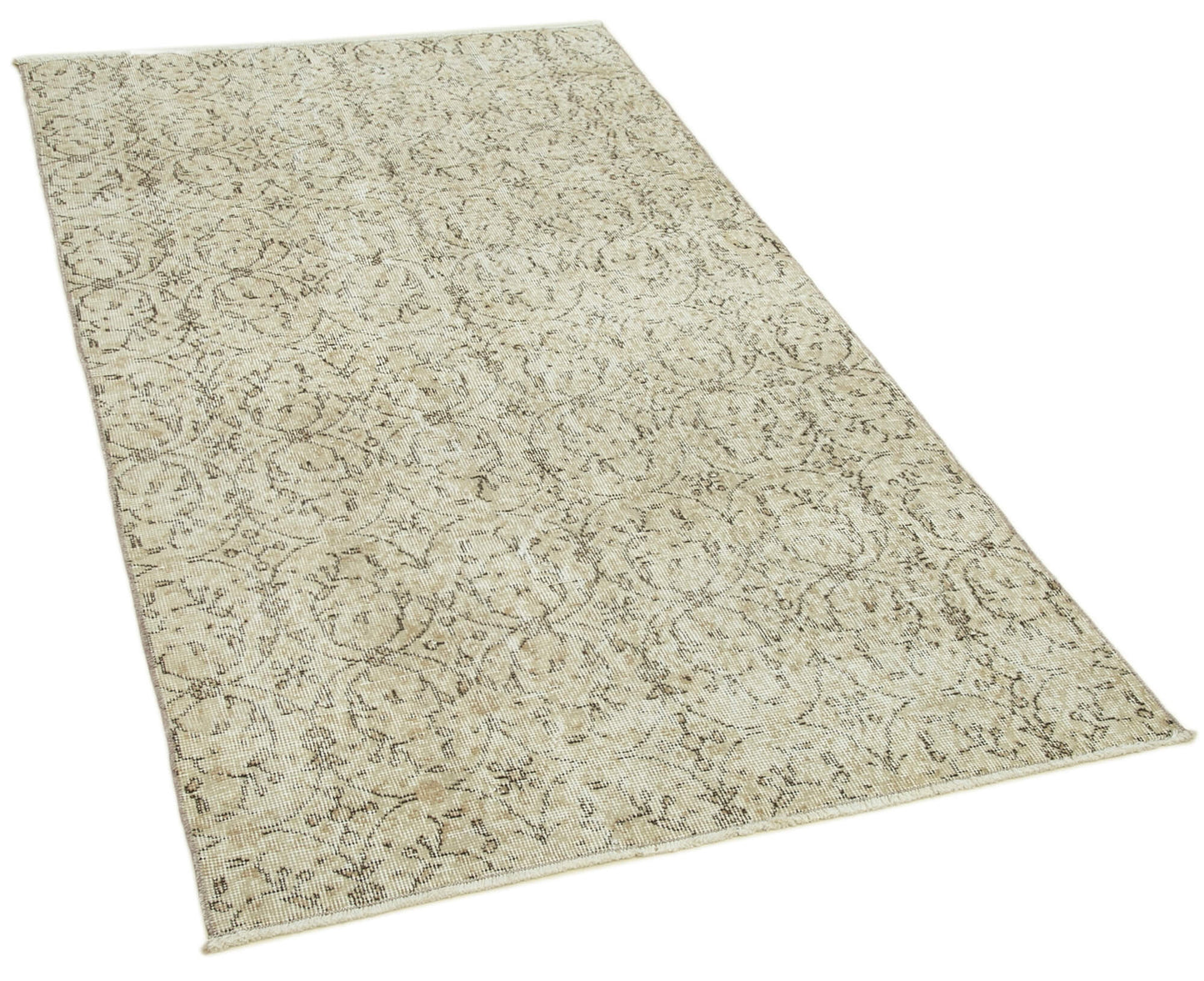 4x7 Beige Overdyed Rug - 31254