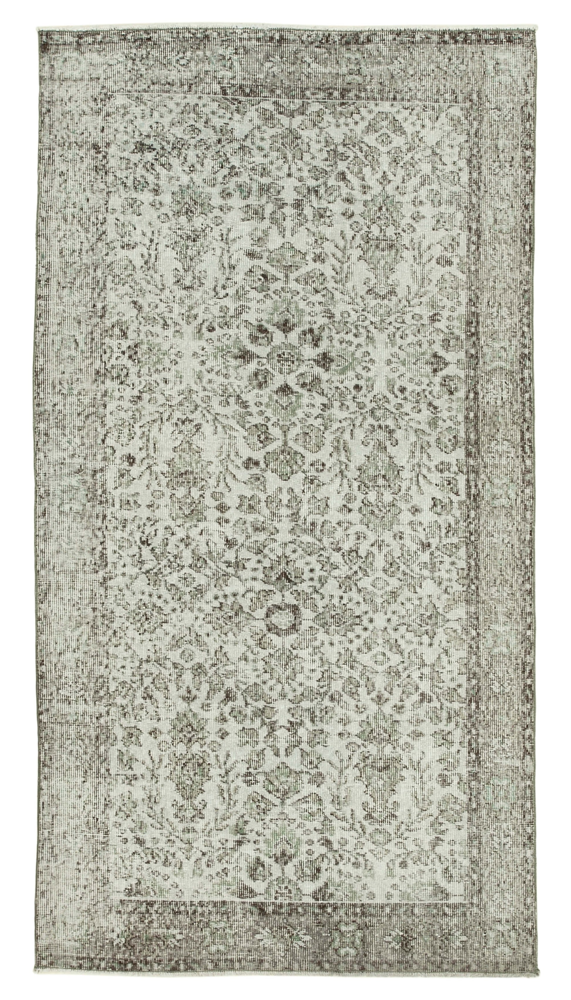 4x7 Grey Overdyed Rug - 31261