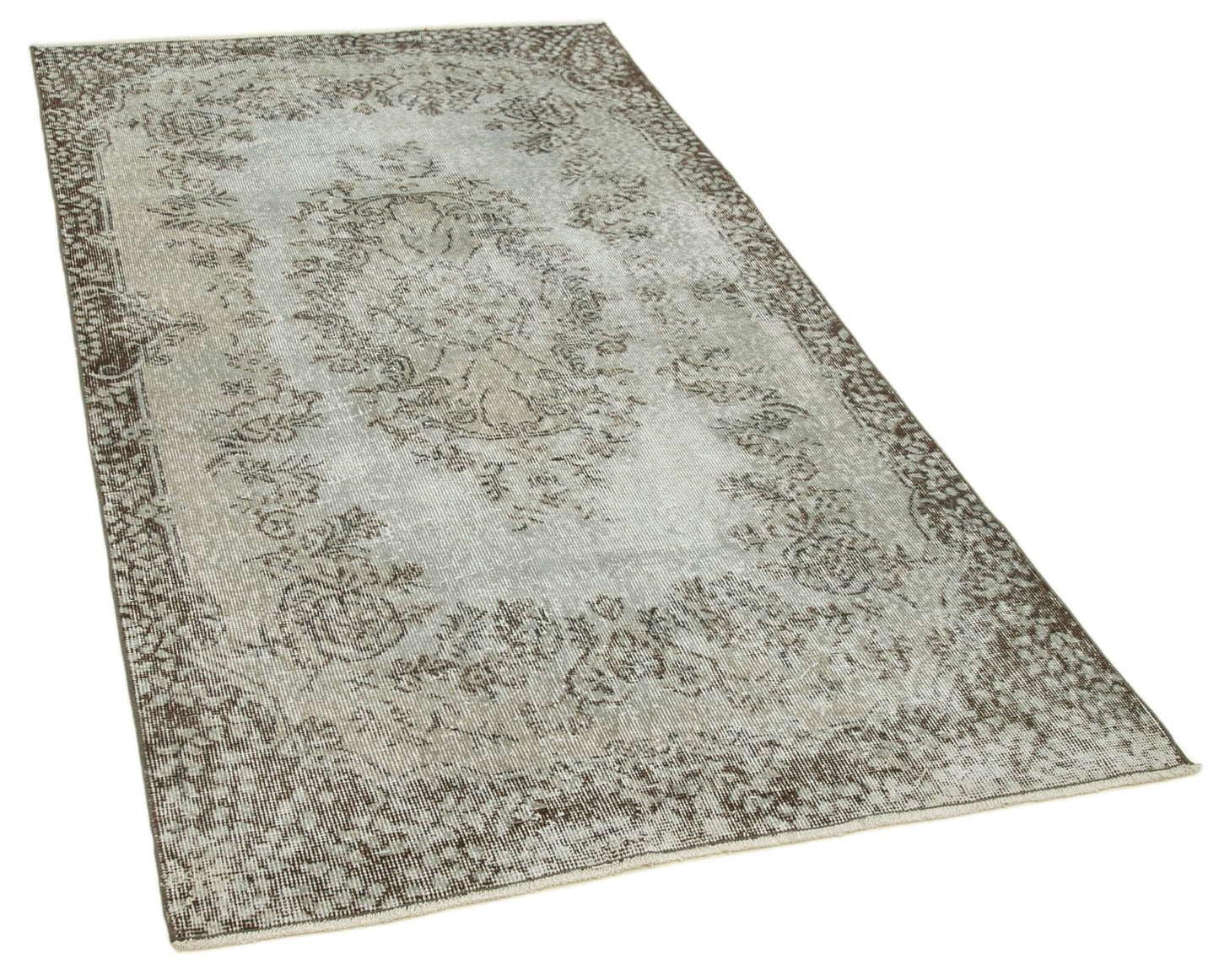 4x7 Grey Overdyed Rug - 31267