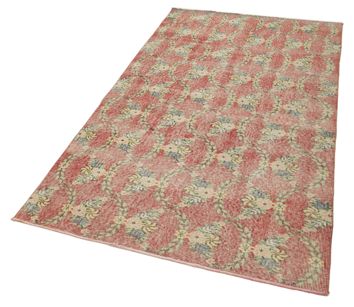 4x7 Red Overdyed Rug - 31270