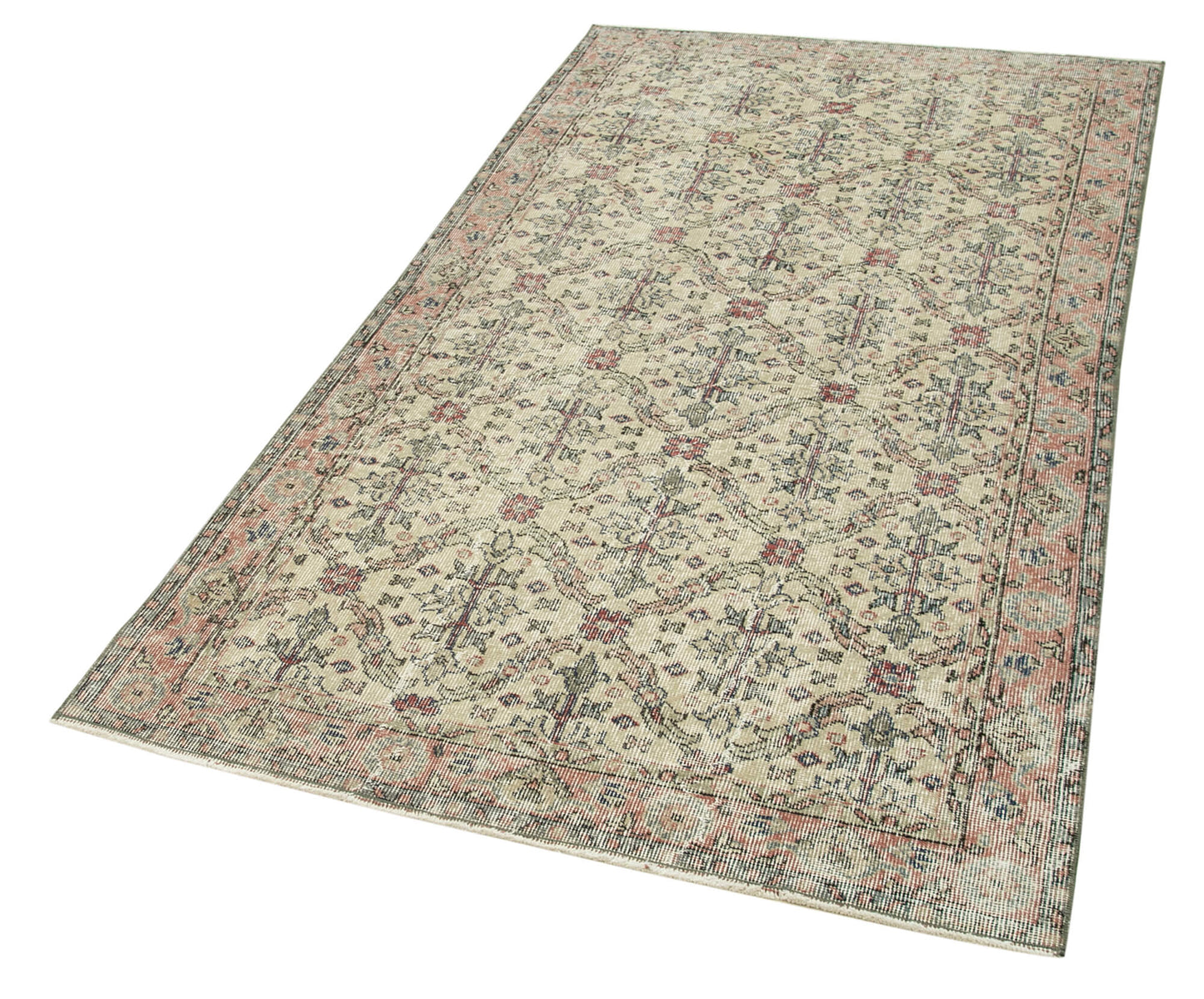 4x7 Beige Overdyed Rug - 31272