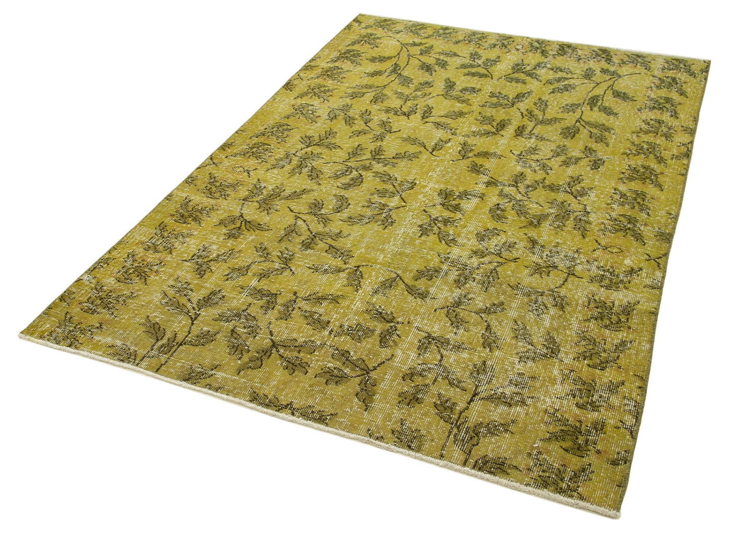 4x6 Yellow Overdyed Rug - 31273