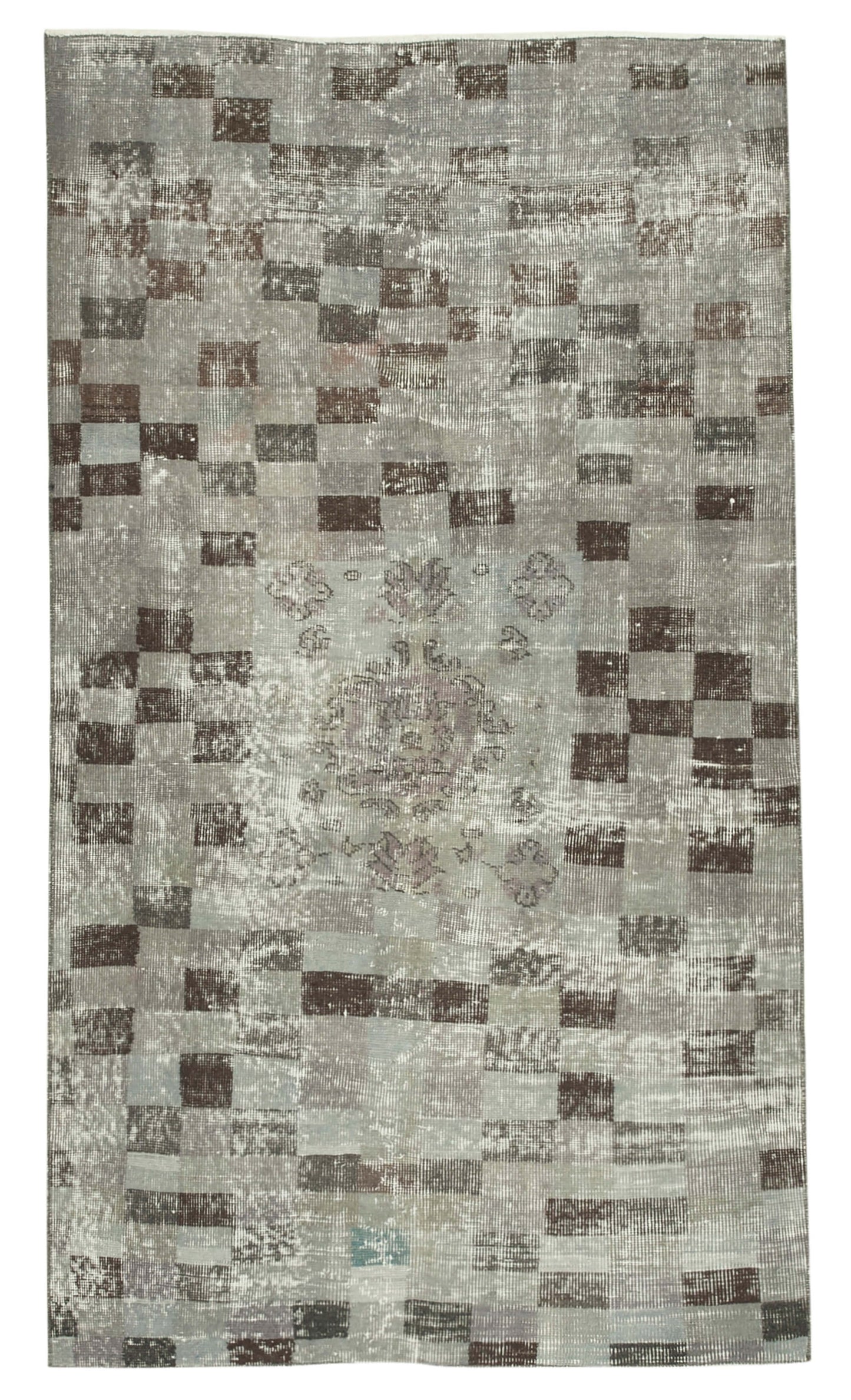 4x7 Grey Overdyed Rug - 31274