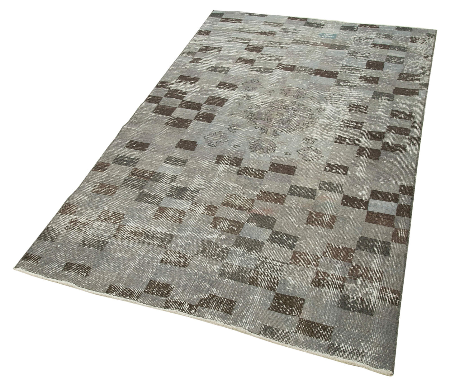 4x7 Grey Overdyed Rug - 31274