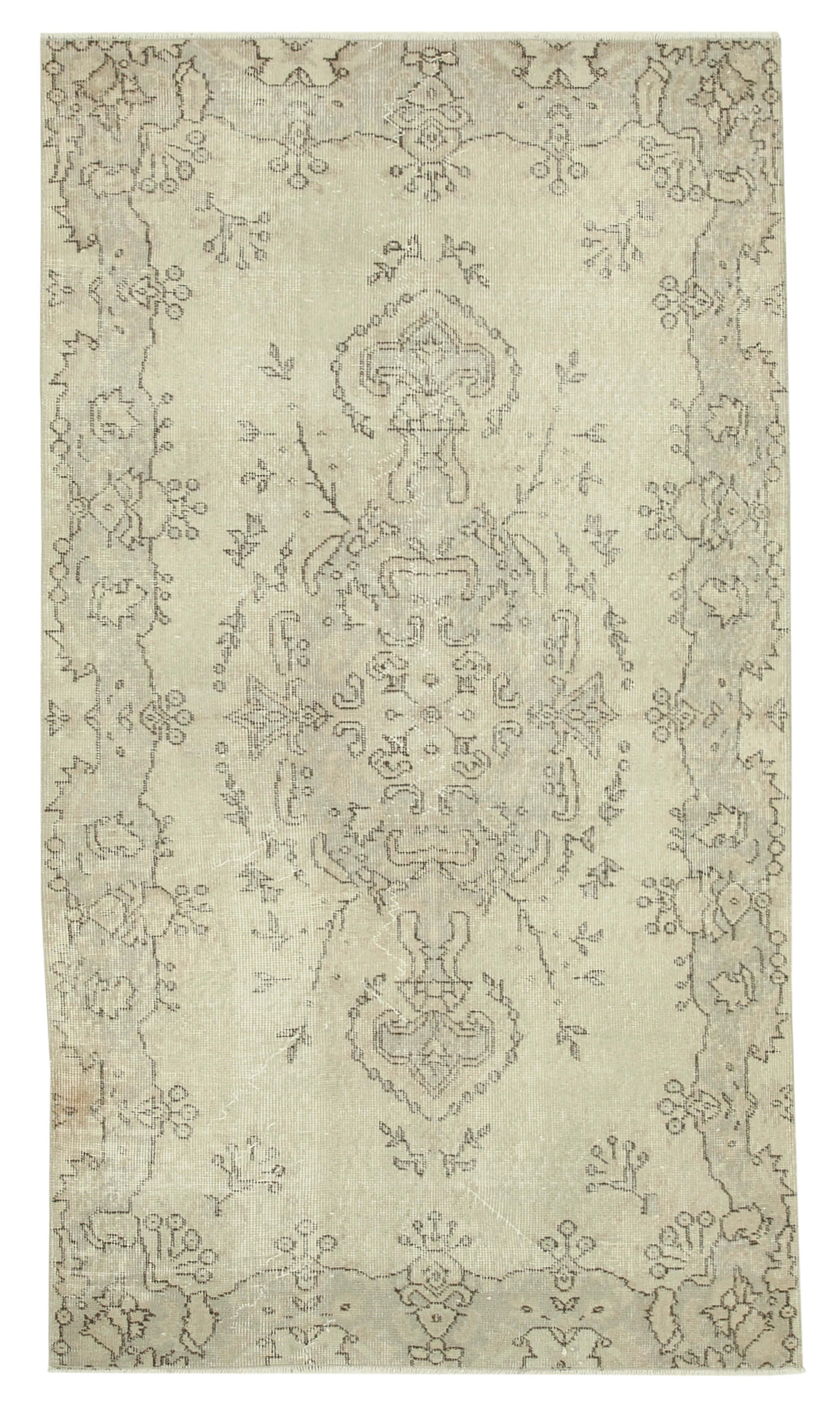 4x7 Beige Overdyed Rug - 31281