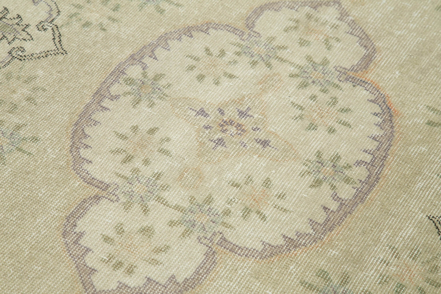 4x7 Beige Overdyed Rug - 31282