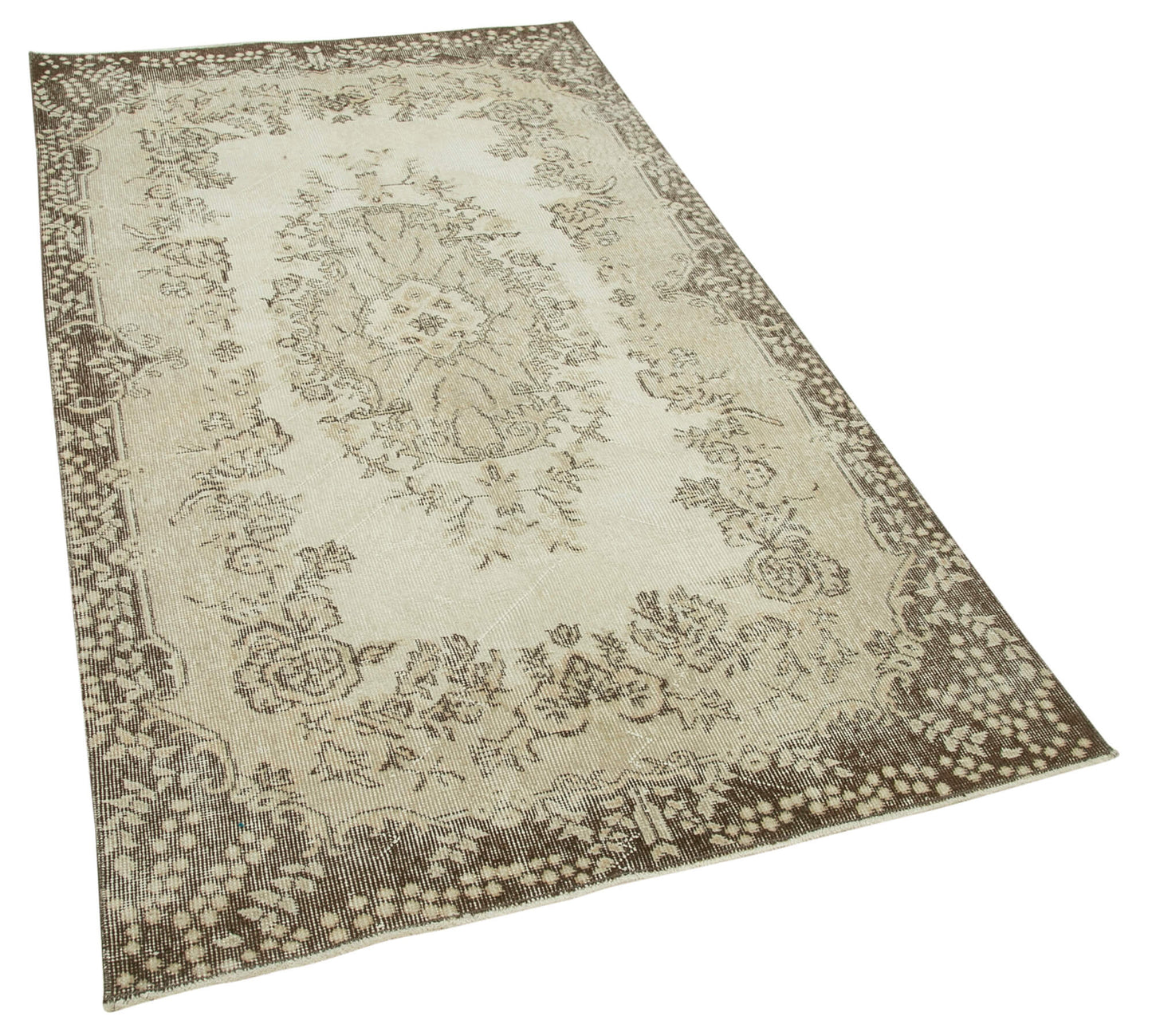 4x7 Beige Overdyed Rug - 31283