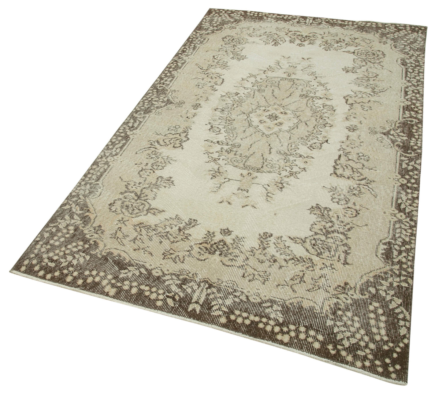 4x7 Beige Overdyed Rug - 31283