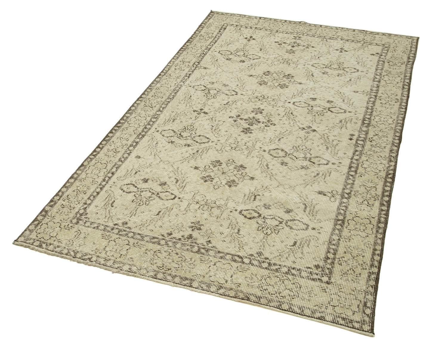 4x7 Beige Overdyed Rug - 31285