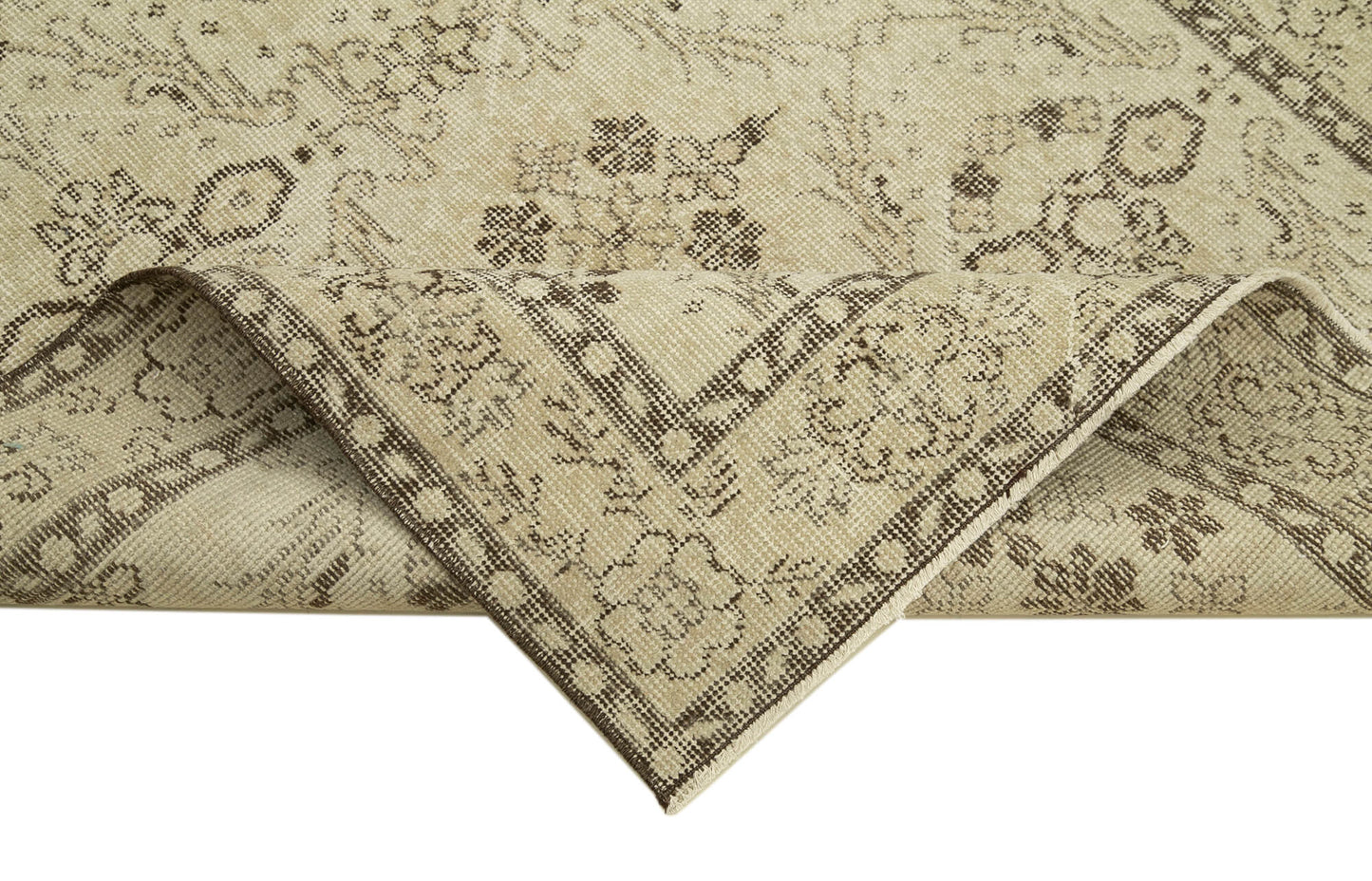 4x7 Beige Overdyed Rug - 31285