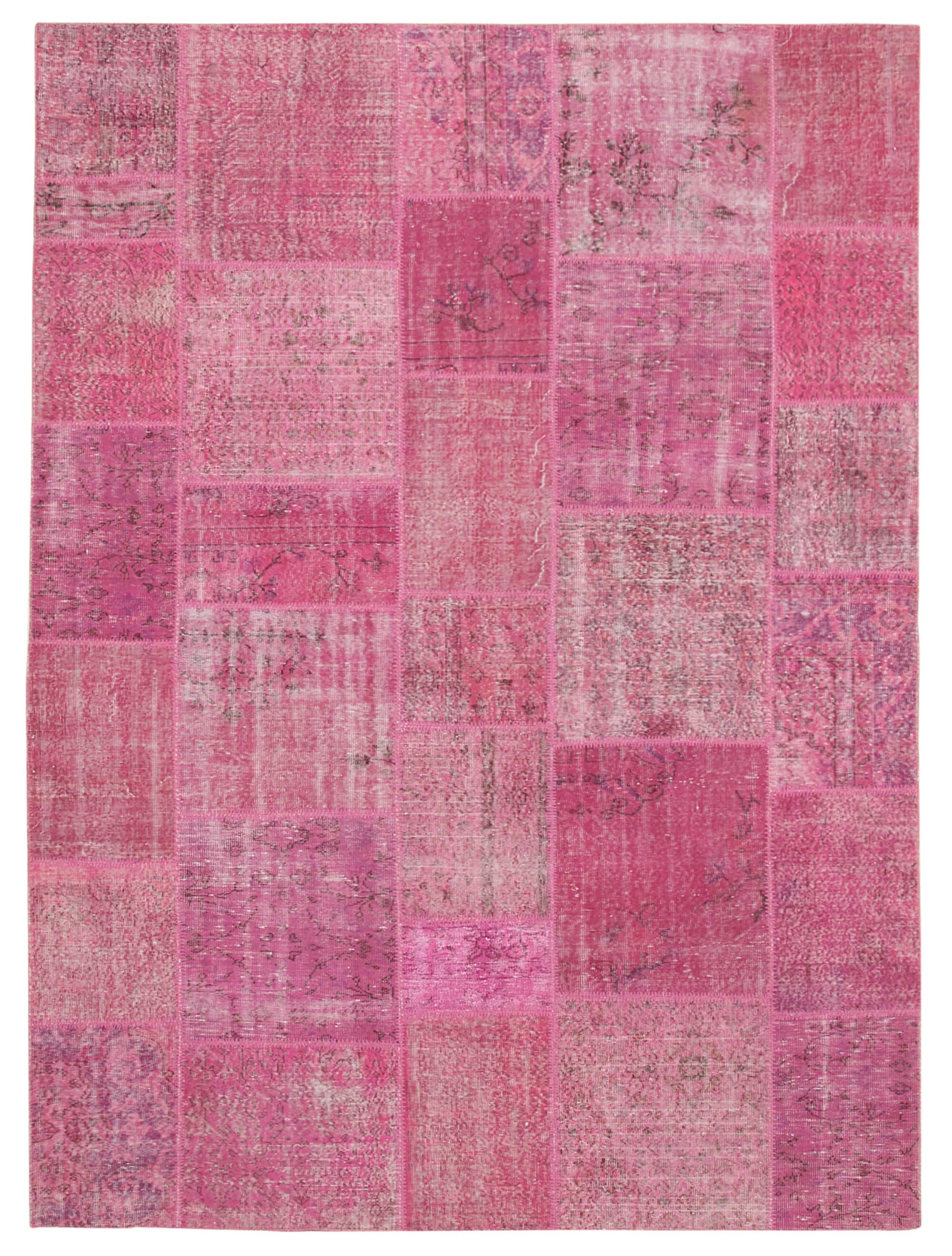 8x11 Pink Patchwork Rug- 31290