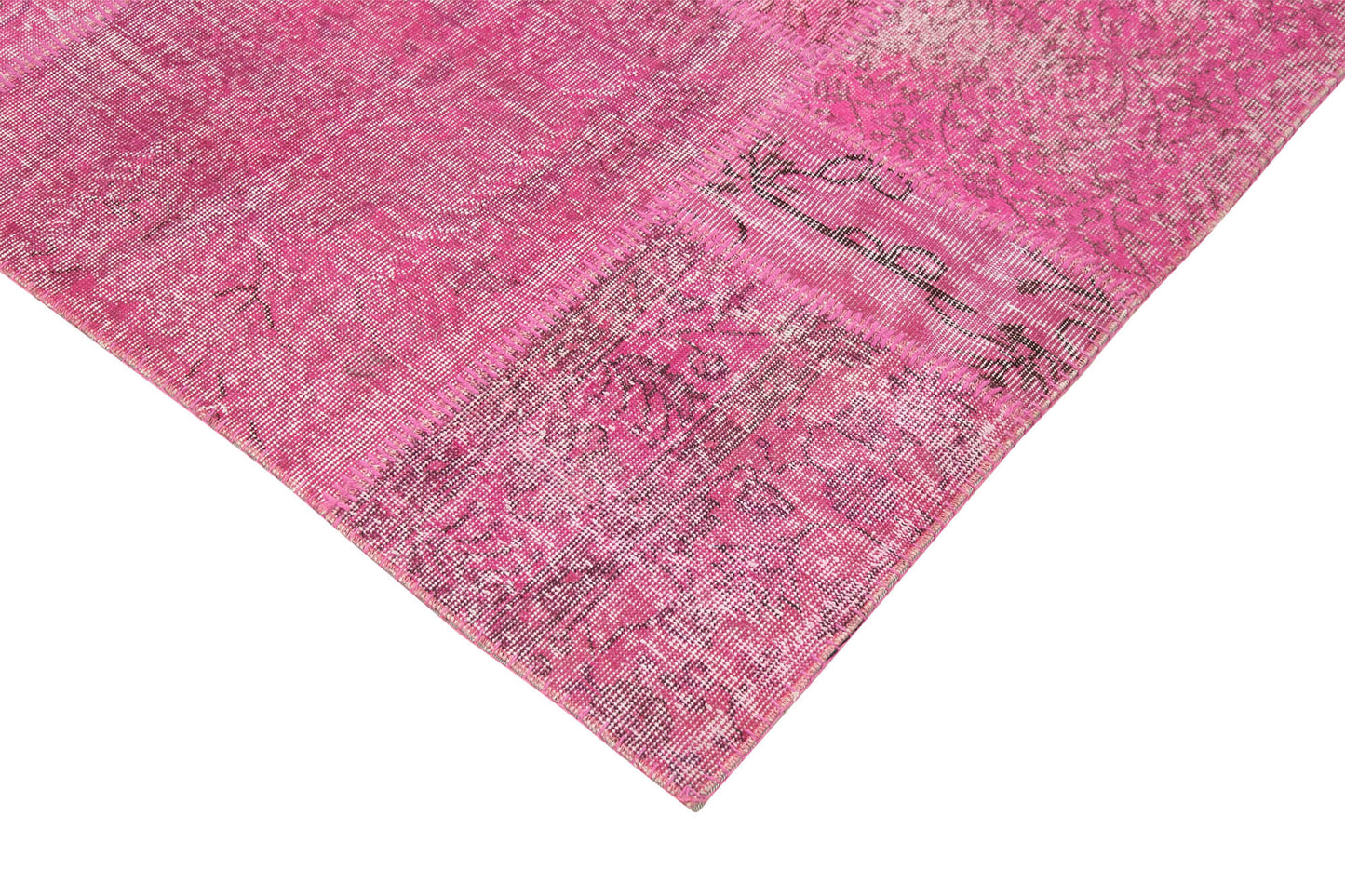 8x11 Pink Patchwork Rug- 31290