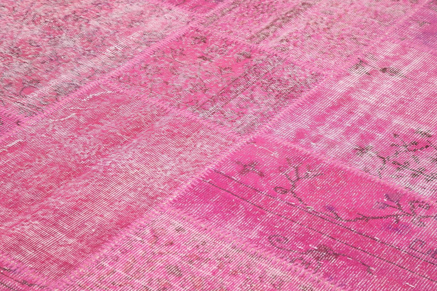 8x11 Pink Patchwork Rug- 31290