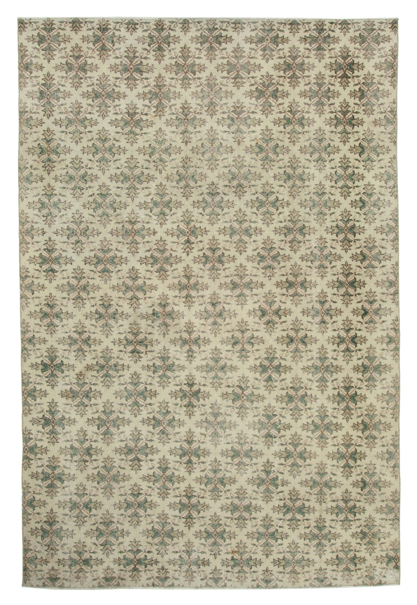 7x10 Beige Bohemian Rug  - 31307