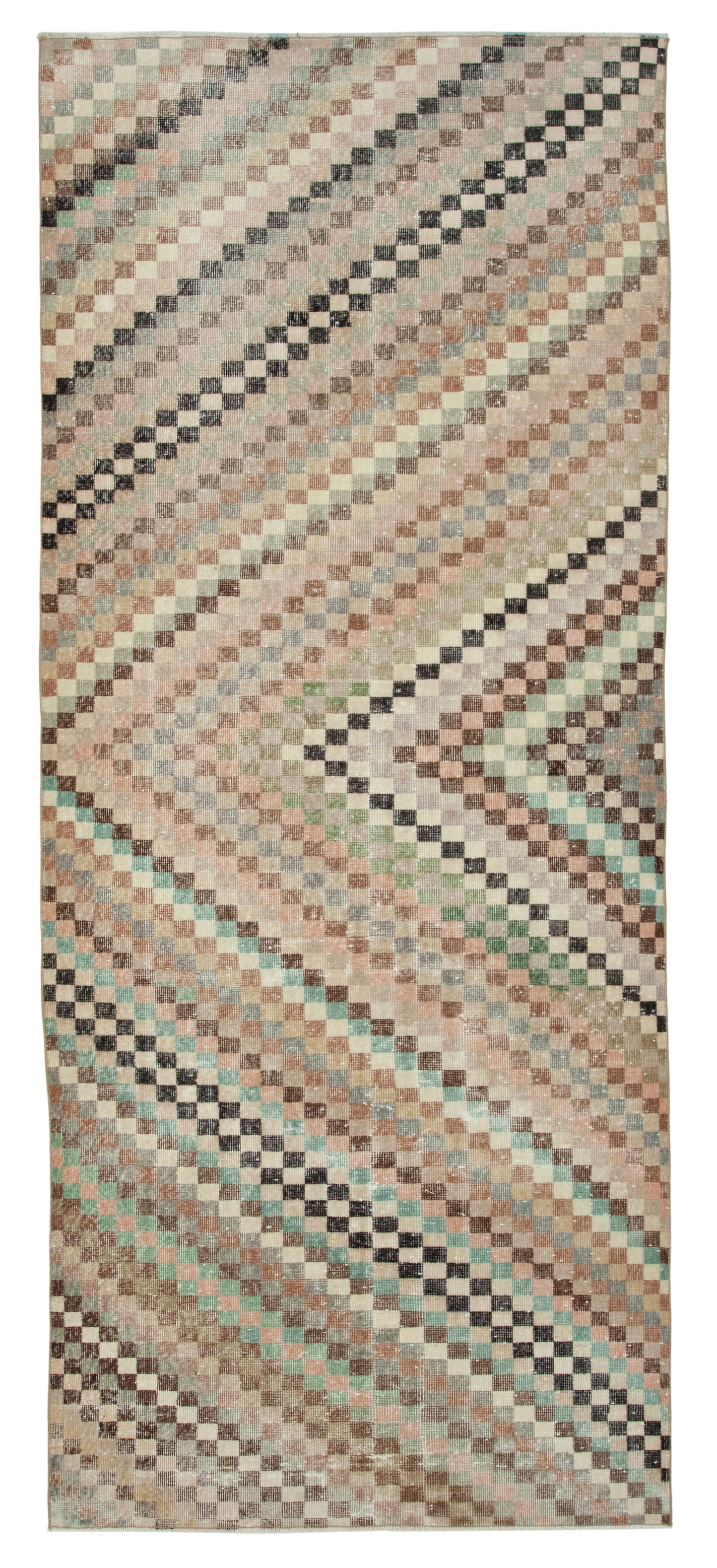 5x11 Beige Bohemian Runner Rug - 31313