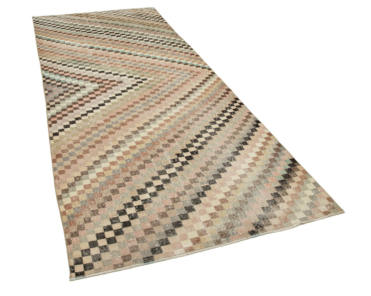 5x11 Beige Bohemian Runner Rug - 31313