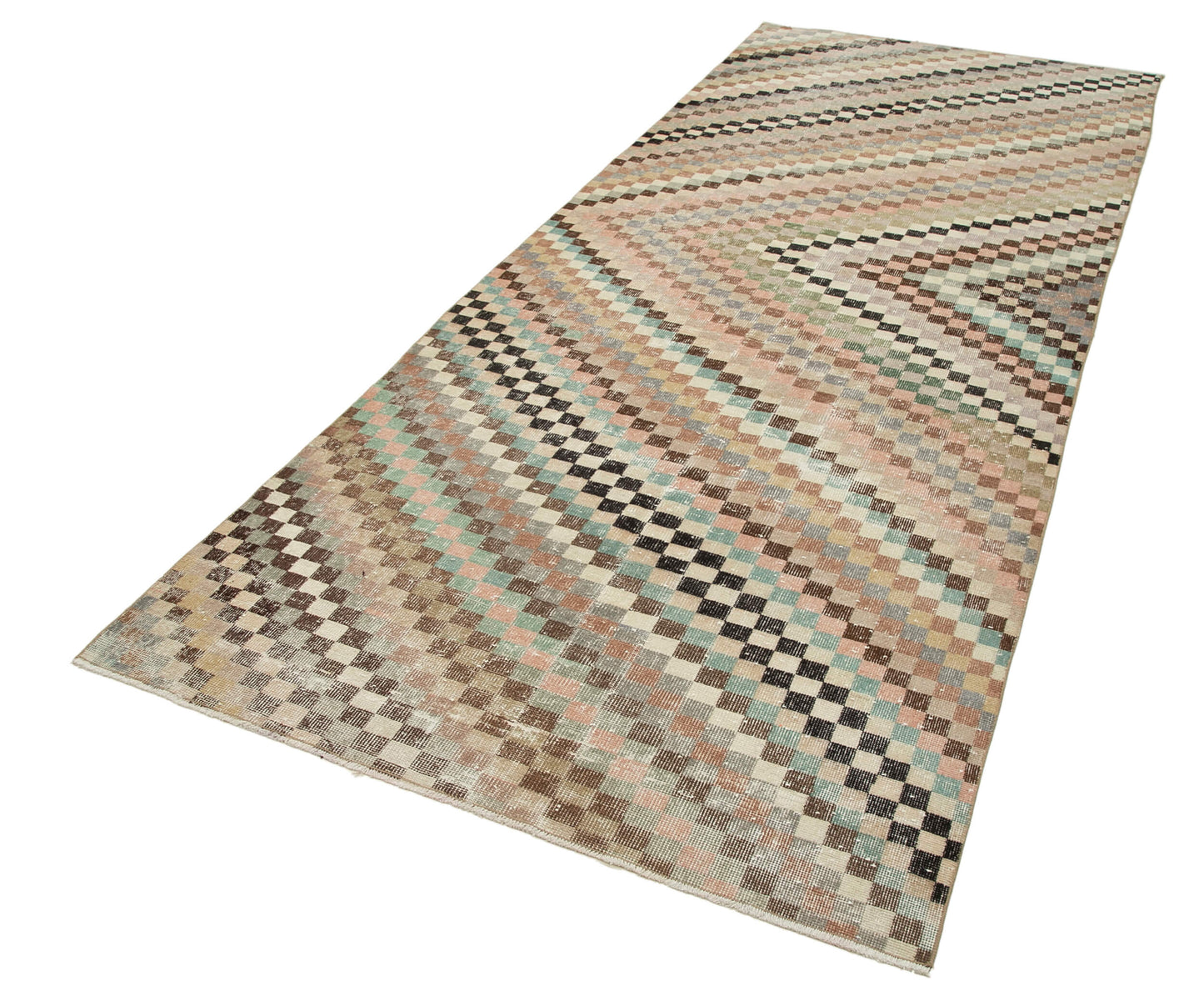 5x11 Beige Bohemian Runner Rug - 31313