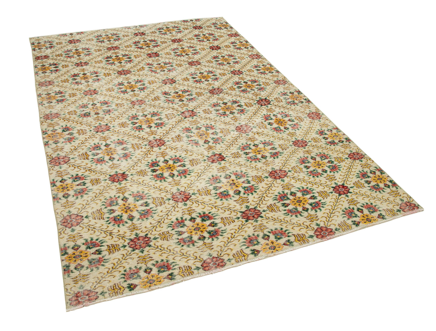 6x8 Yellow Bohemian Rug  - 31315