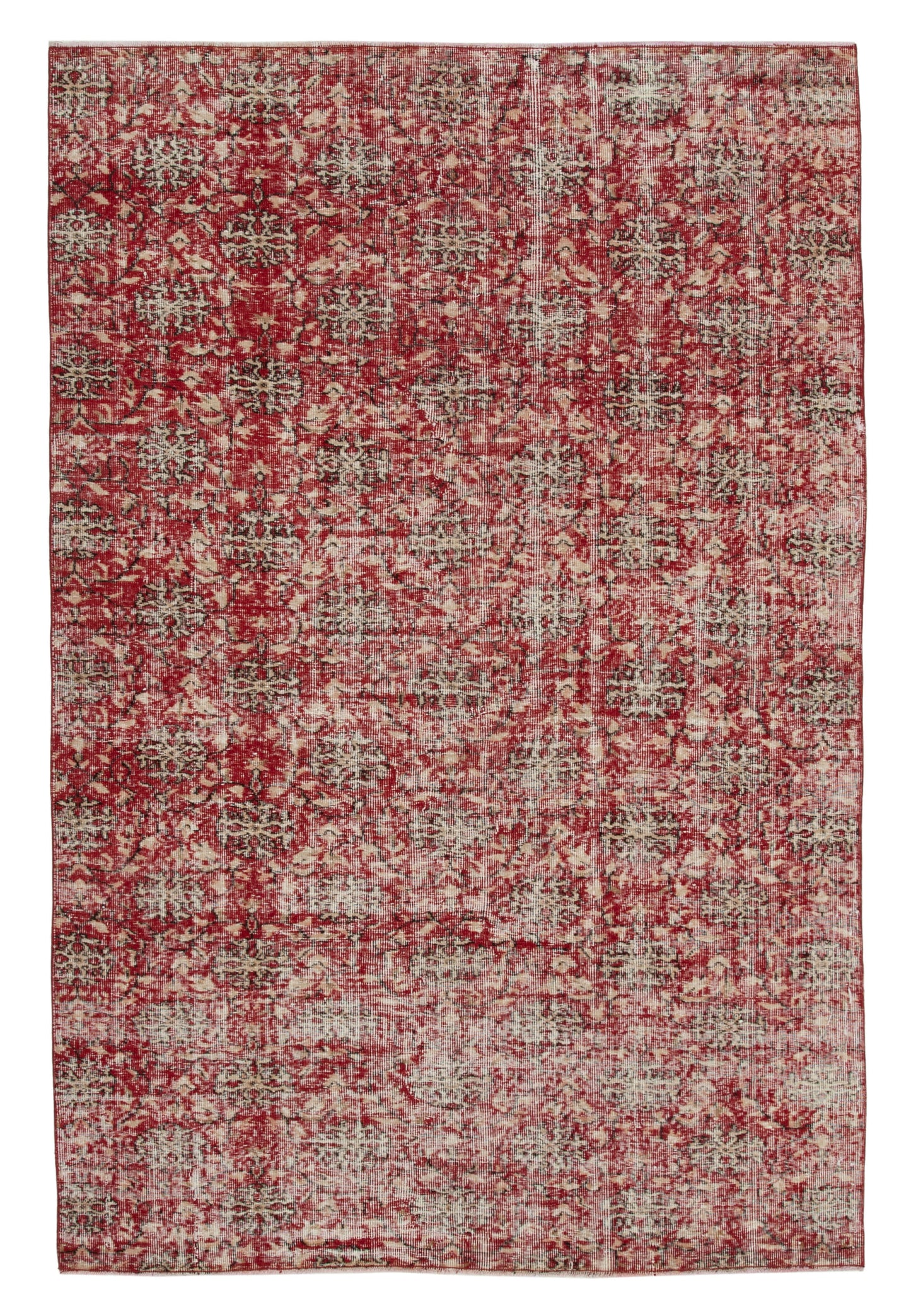 6x9 Red Bohemian Rug  - 31323