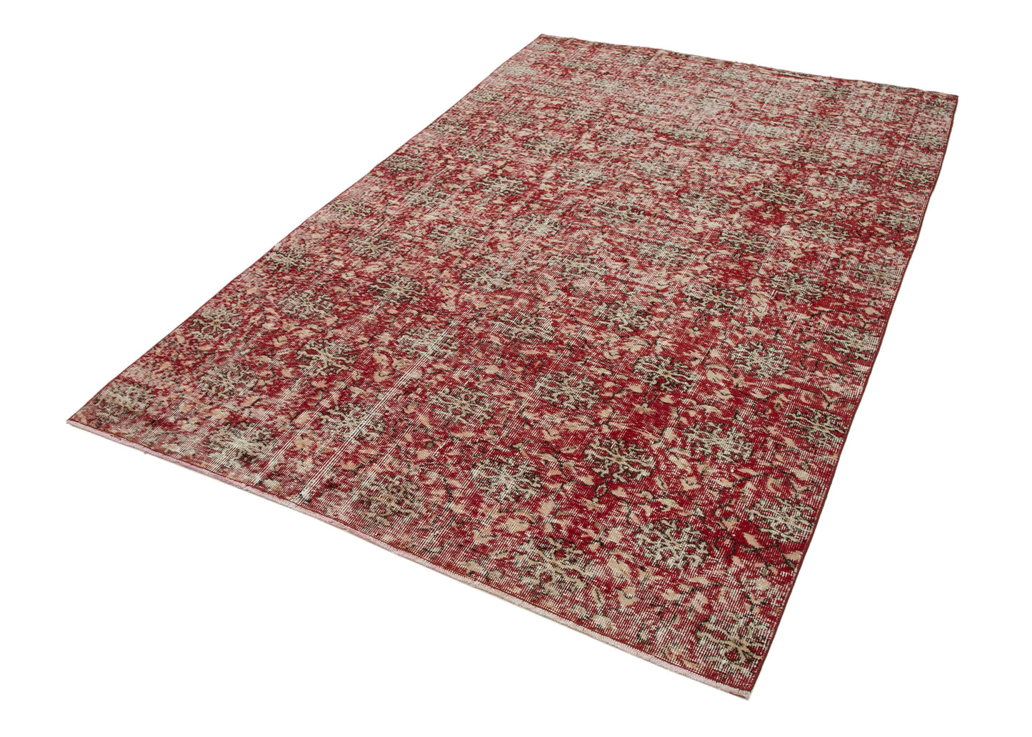 6x9 Red Bohemian Rug  - 31323