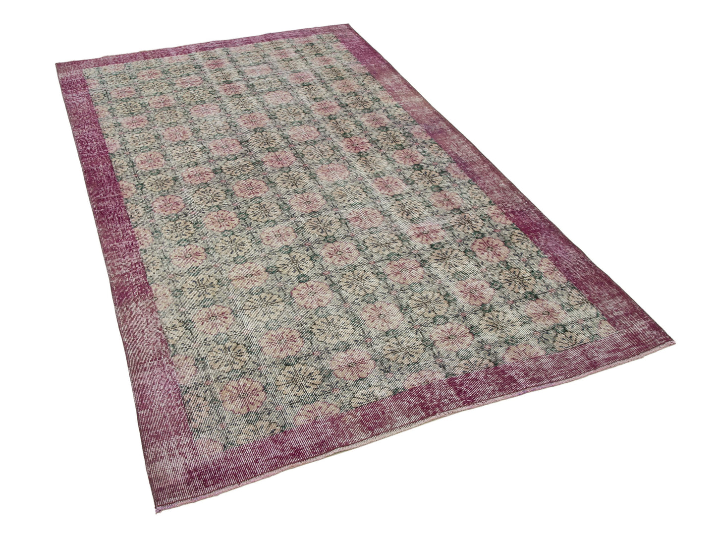 5x8 Red Bohemian Rug  - 31327