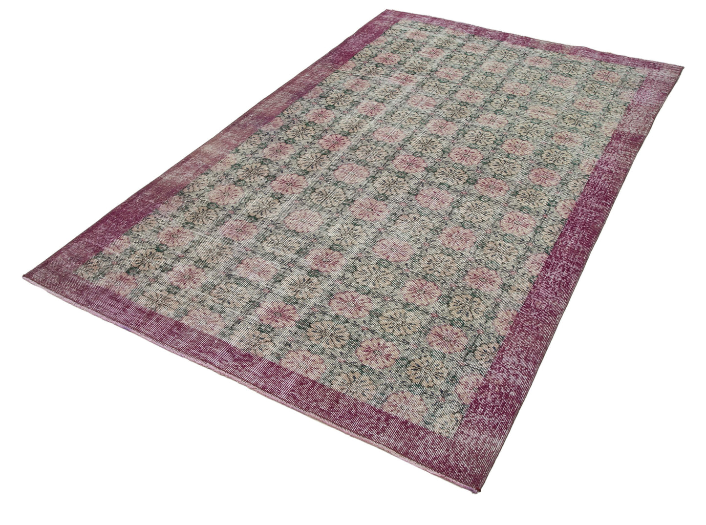 5x8 Red Bohemian Rug  - 31327