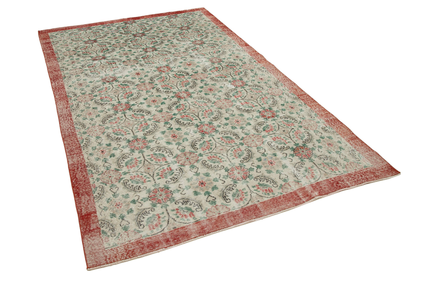 6x9 Red Bohemian Rug  - 31331