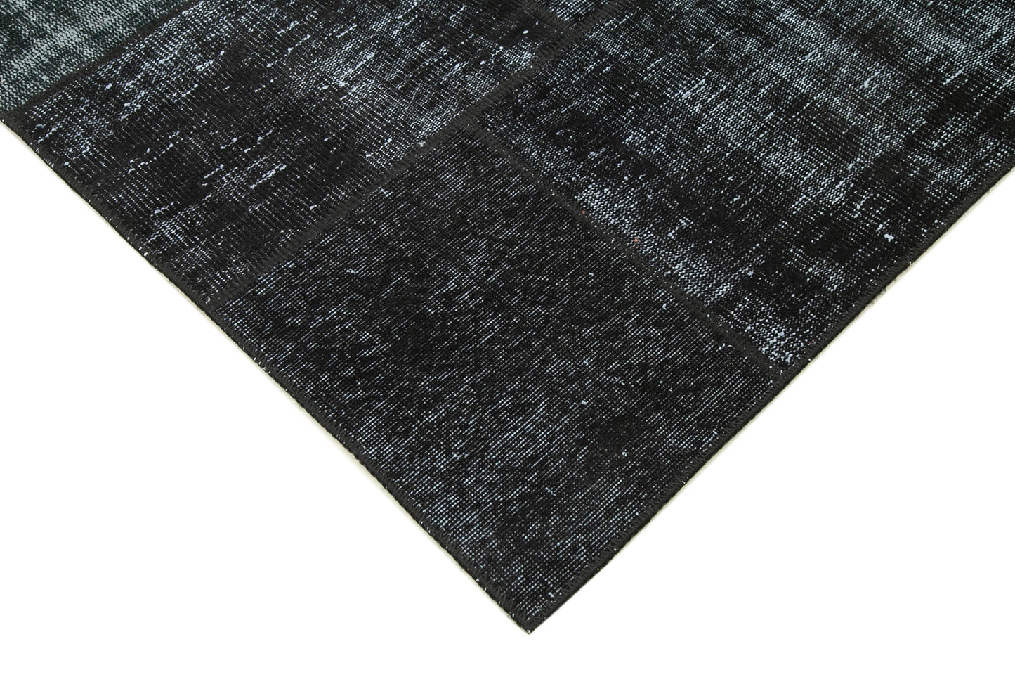 6x10 Black Patchwork Rug - 31395