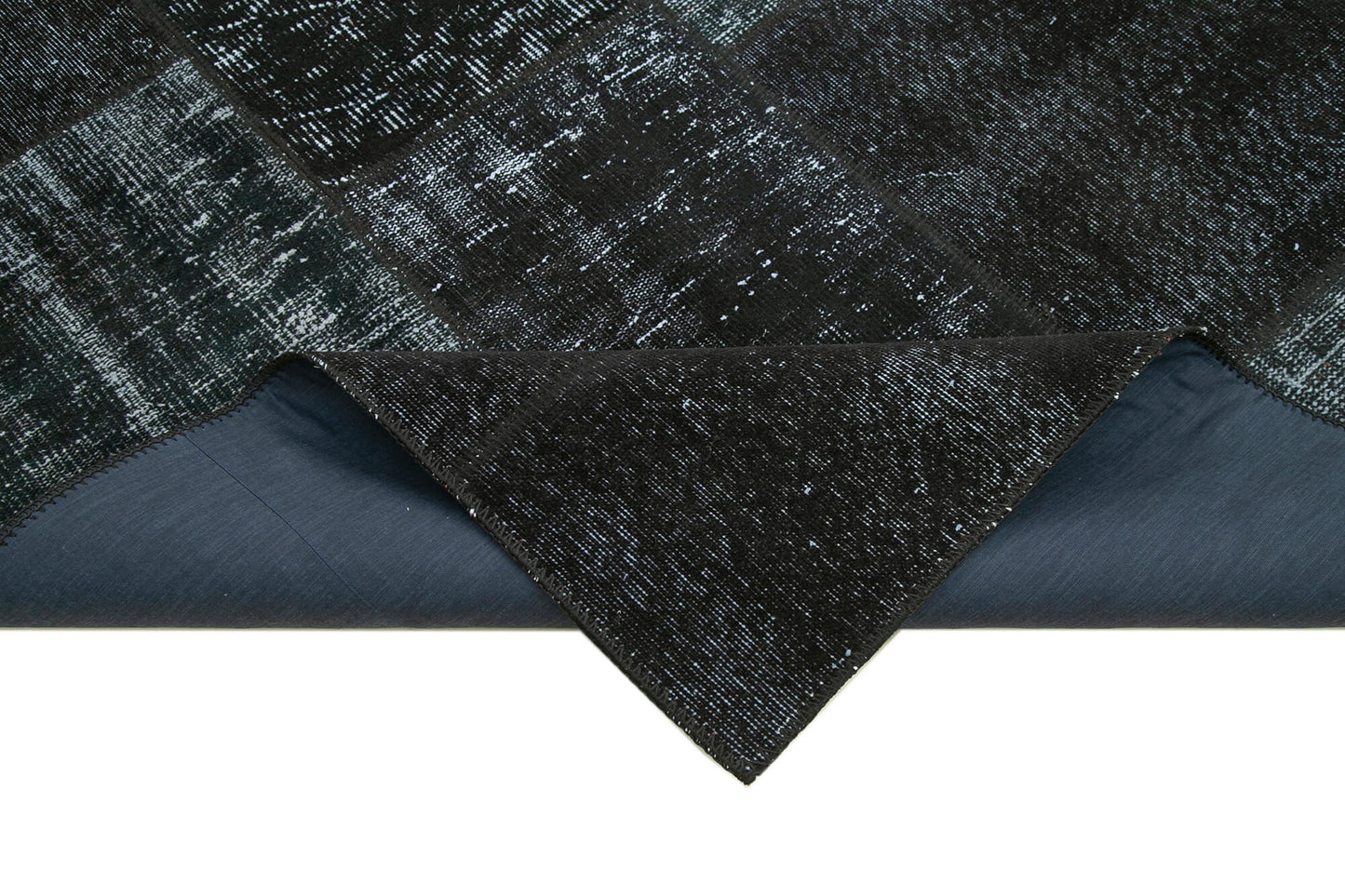 6x10 Black Patchwork Rug - 31395