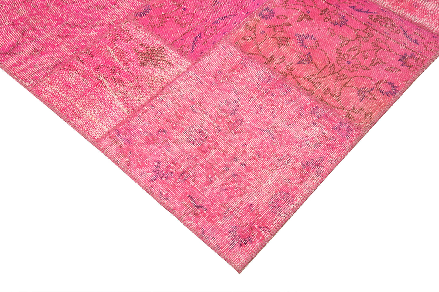 7x10 Pink Patchwork Rug - 31408