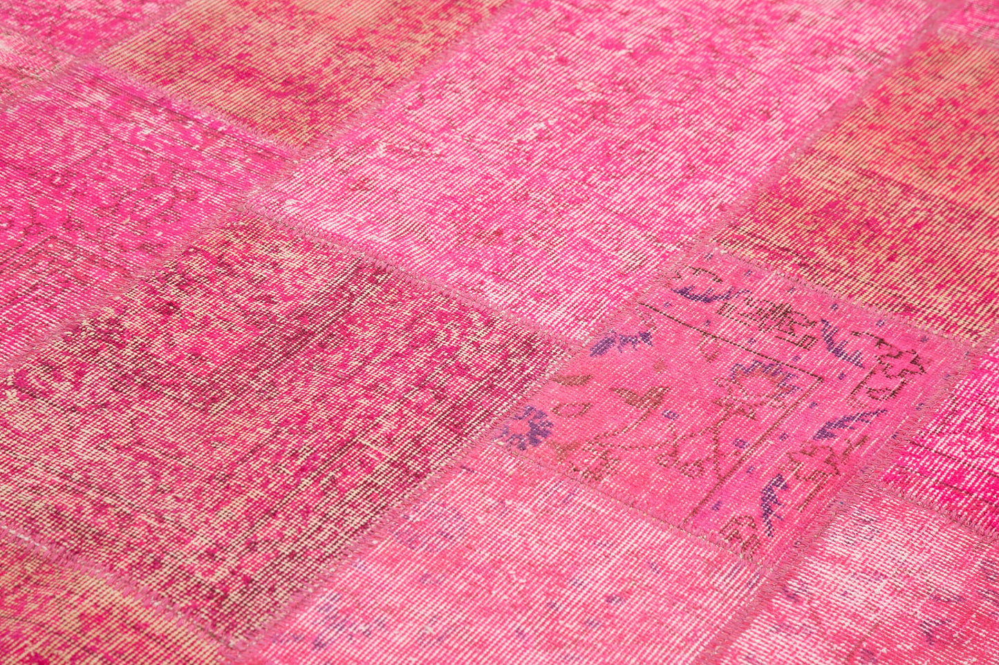 7x10 Pink Patchwork Rug - 31408