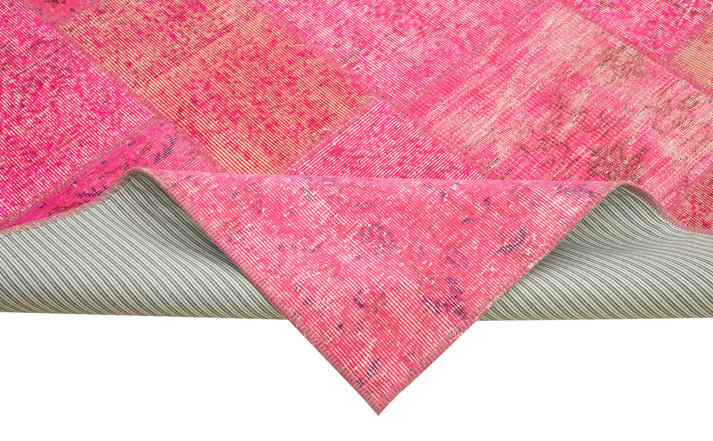 7x10 Pink Patchwork Rug - 31408