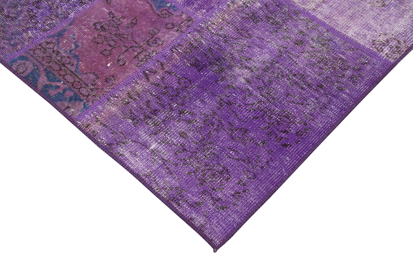 6x10 Purple Patchwork Rug - 31420